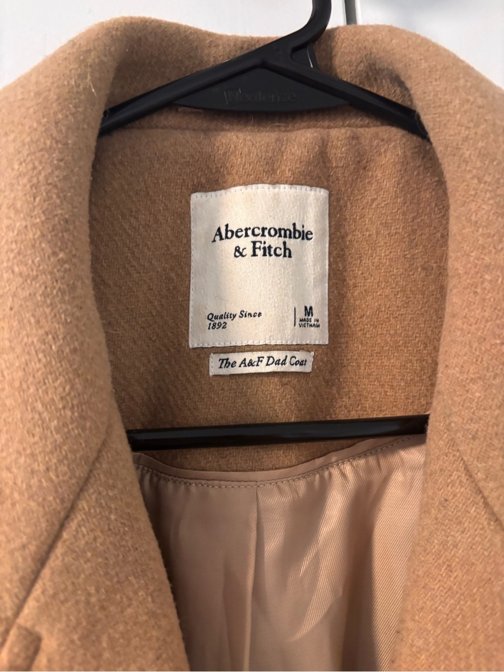 The A&F Dad Coat - Camel - Size M - Picture 2 of 5